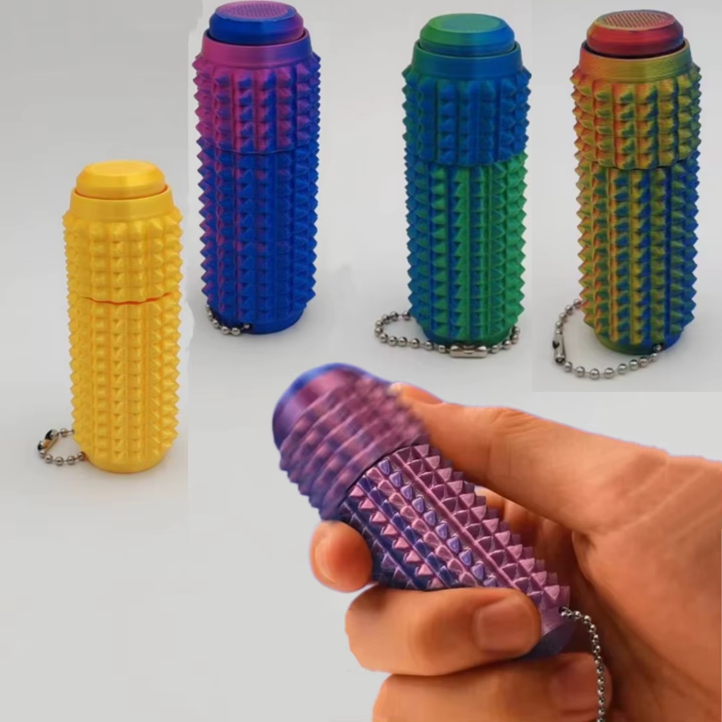 Party Games Adults Funny - Funny 3D Printed Spiky Fidget Toy