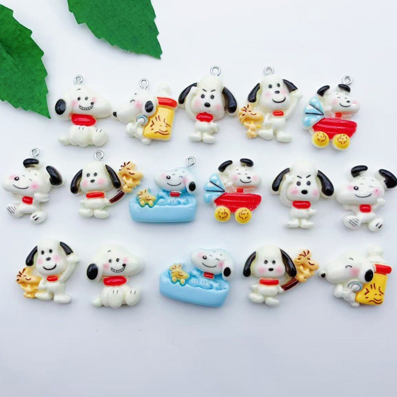 Party Games Questions - 12pcs resin cartoon dog pendant, DIY