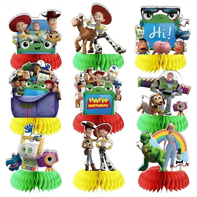 Party Games Questions - Toy Story 5 Honeycomb Centerpieces Woody
