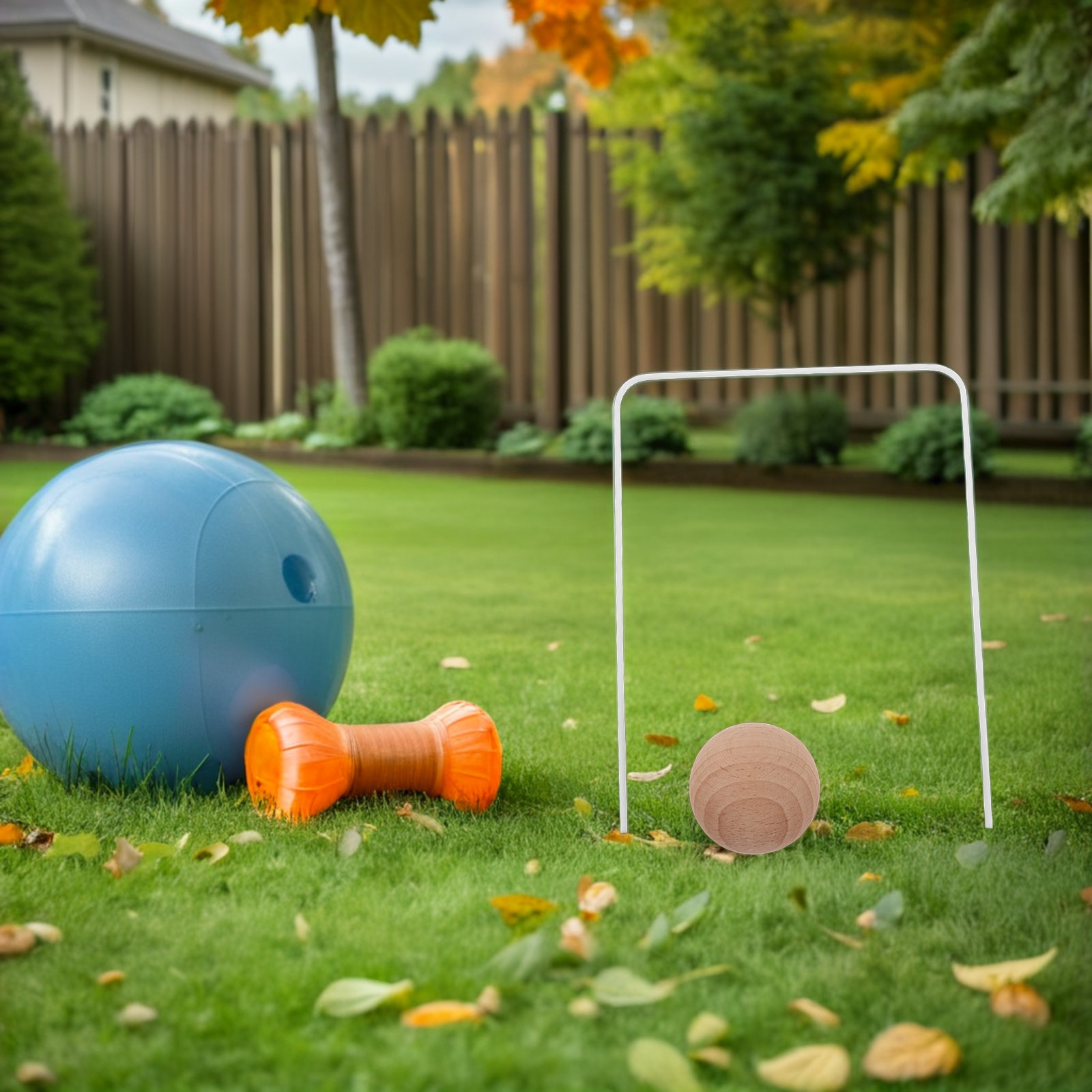 Croquet Set Lawn - 1Set Children Croquet Game Set Outdoor