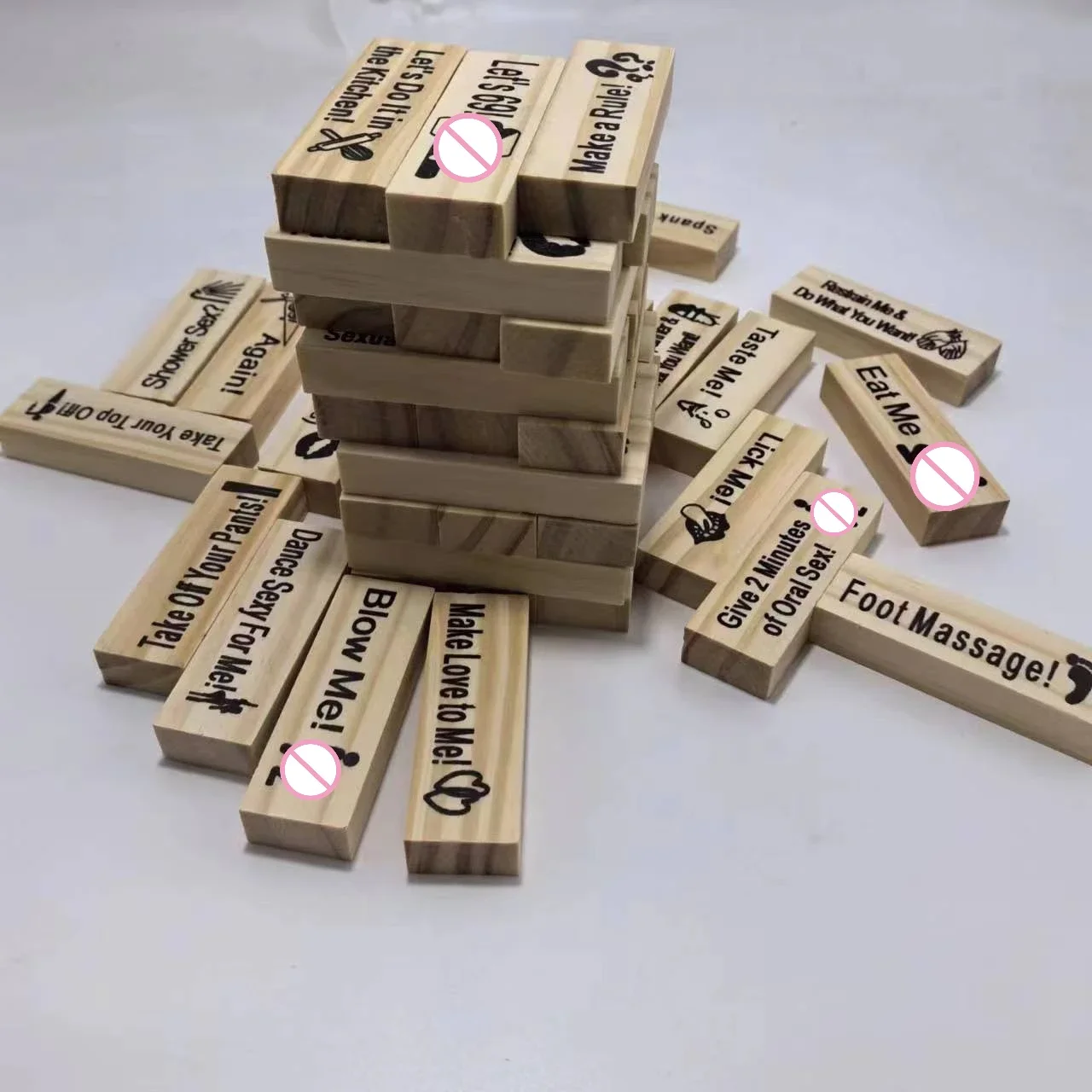 Party Games Ideas For Adults - Block Tower Game Couple Activities Date