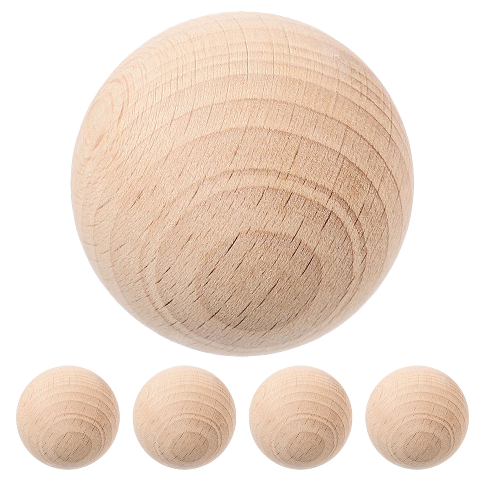 5Pcs Solid Wood Croquet Balls  - Croquet Set Lawn recension och pris