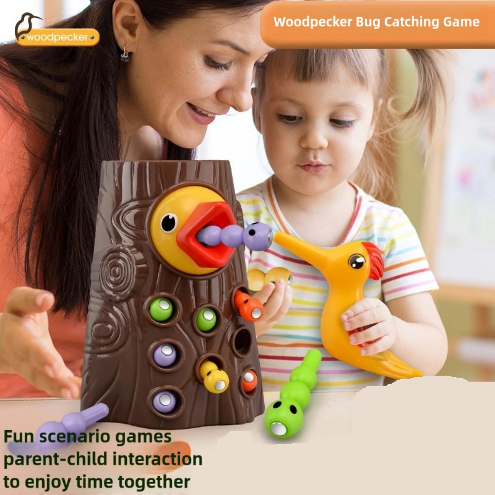 Woodpecker Feeding Game Toy, M - Party Games For 3 People recension och pris