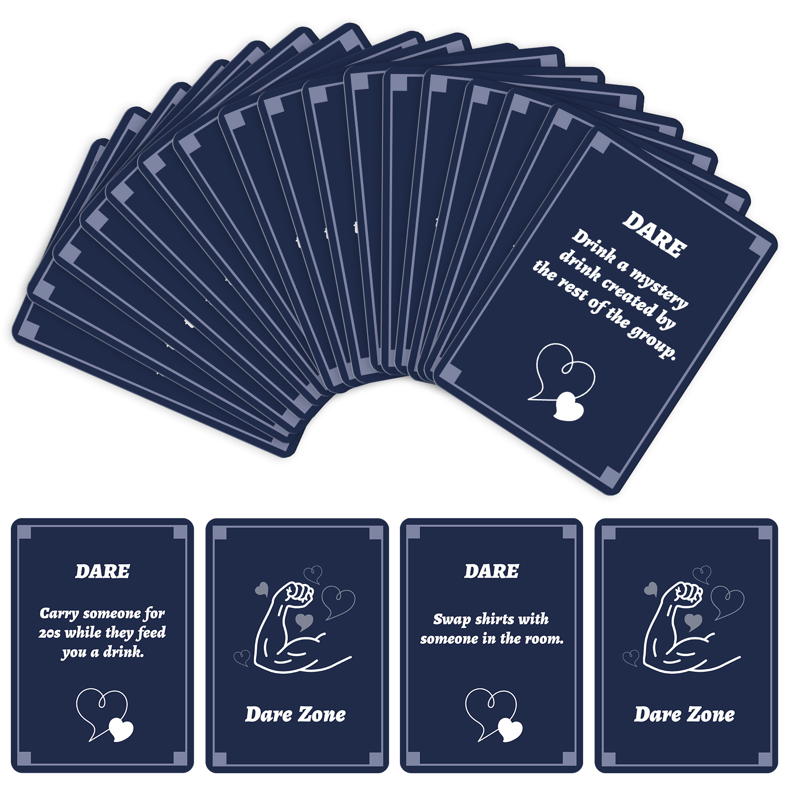 50Pcs Party Game Cards for Adu - Party Games Questions For Adults recension och pris