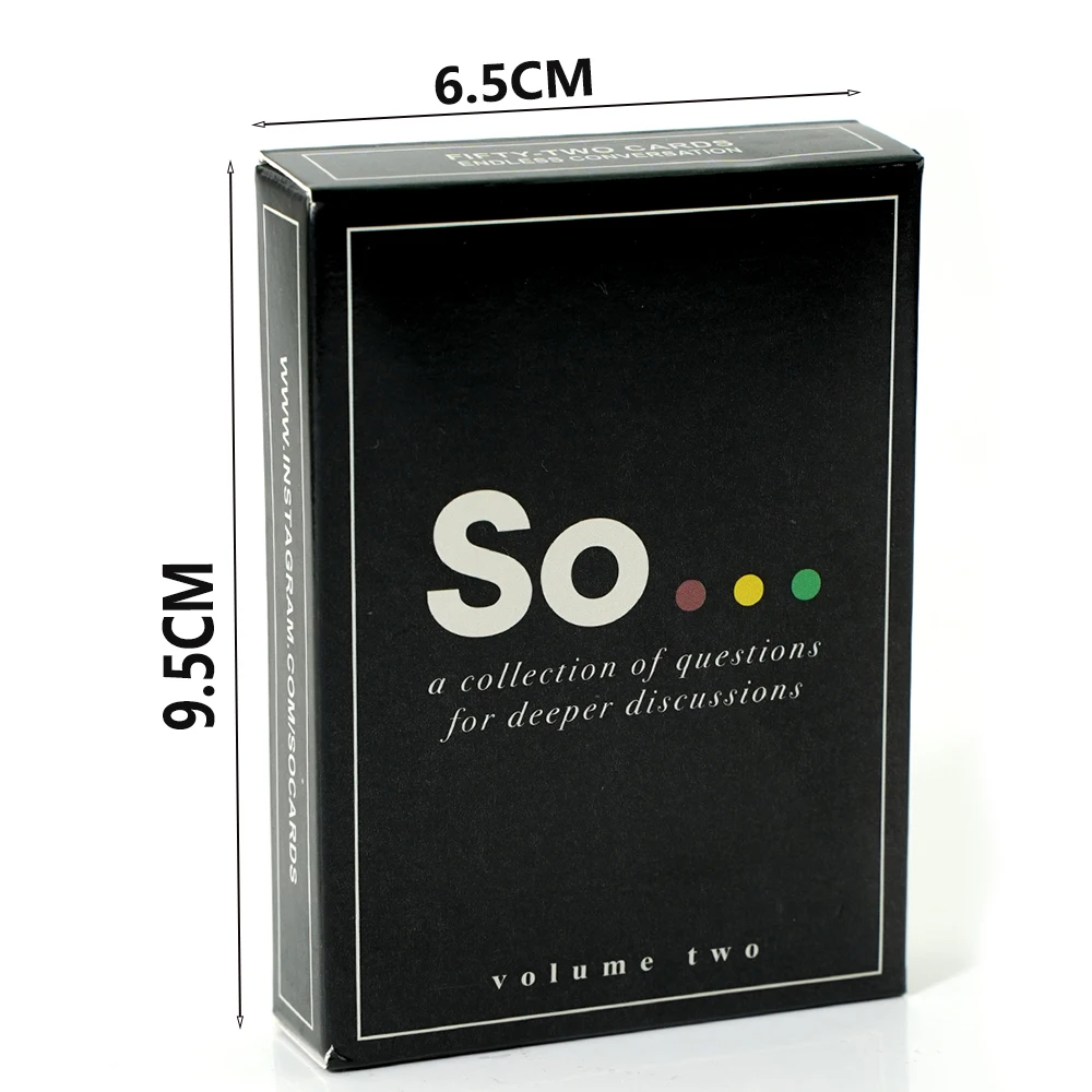 So Cards Conversation Starter  - Party Games Questions For Adults recension och pris