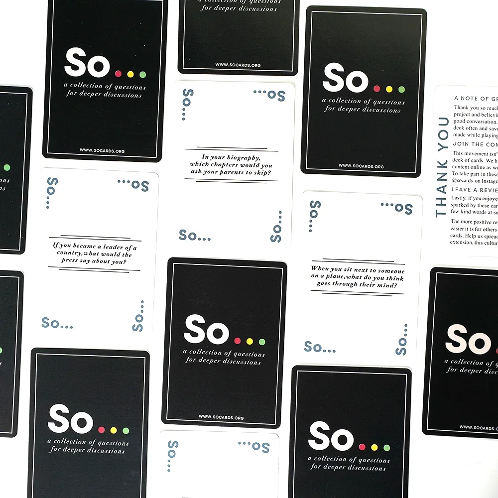 High Quality So Cards Conversa - Party Games Questions For Adults recension och pris