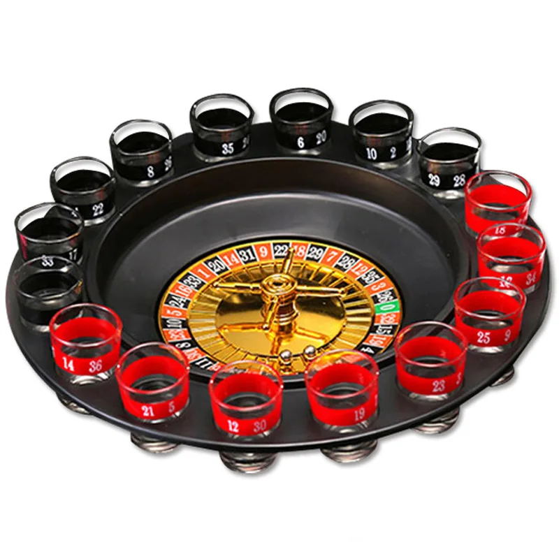 Russian Turntable Lucky Shot D - Party Games Adults Drinking recension och pris