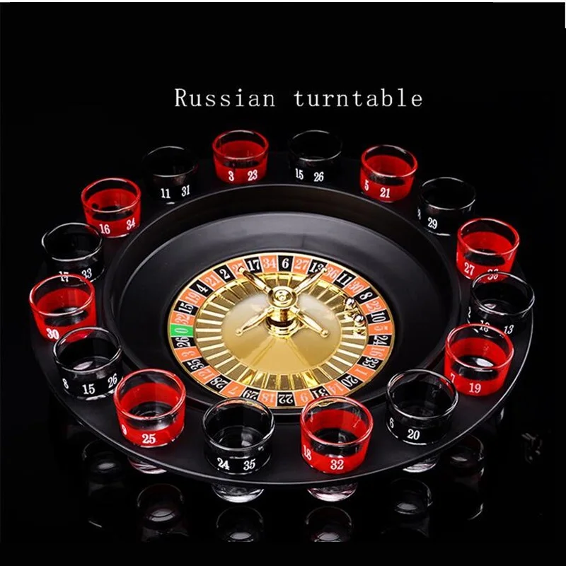 Russian Turntable Lucky Shot D - Party Games Adults Drinking recension och pris