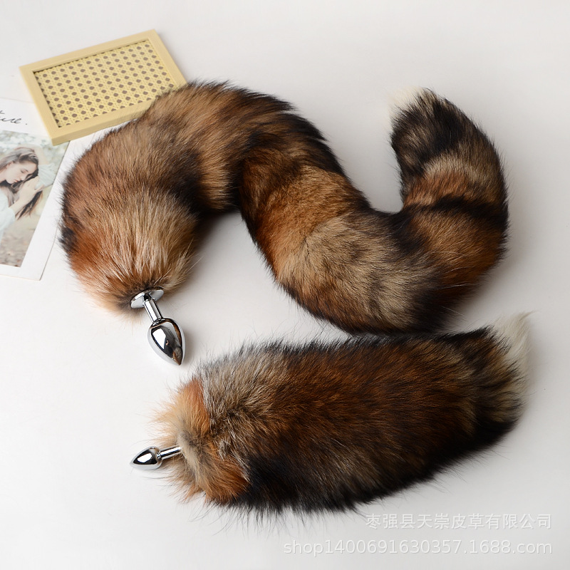 30-100cm Sexy Real Fox Tails w - Party Games Adults Funny recension och pris