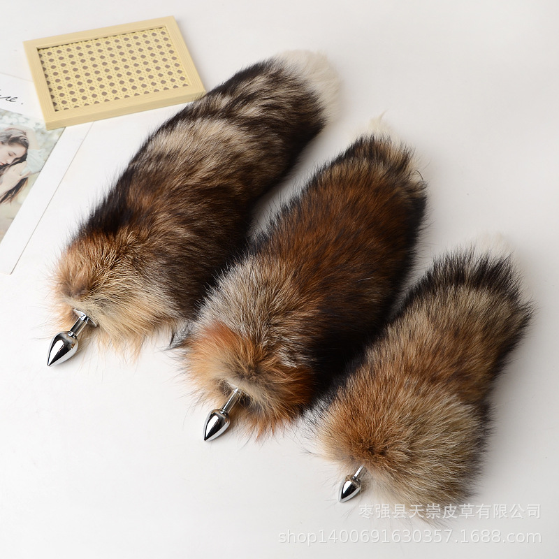 30-100cm Sexy Real Fox Tails w - Party Games Adults Funny recension och pris