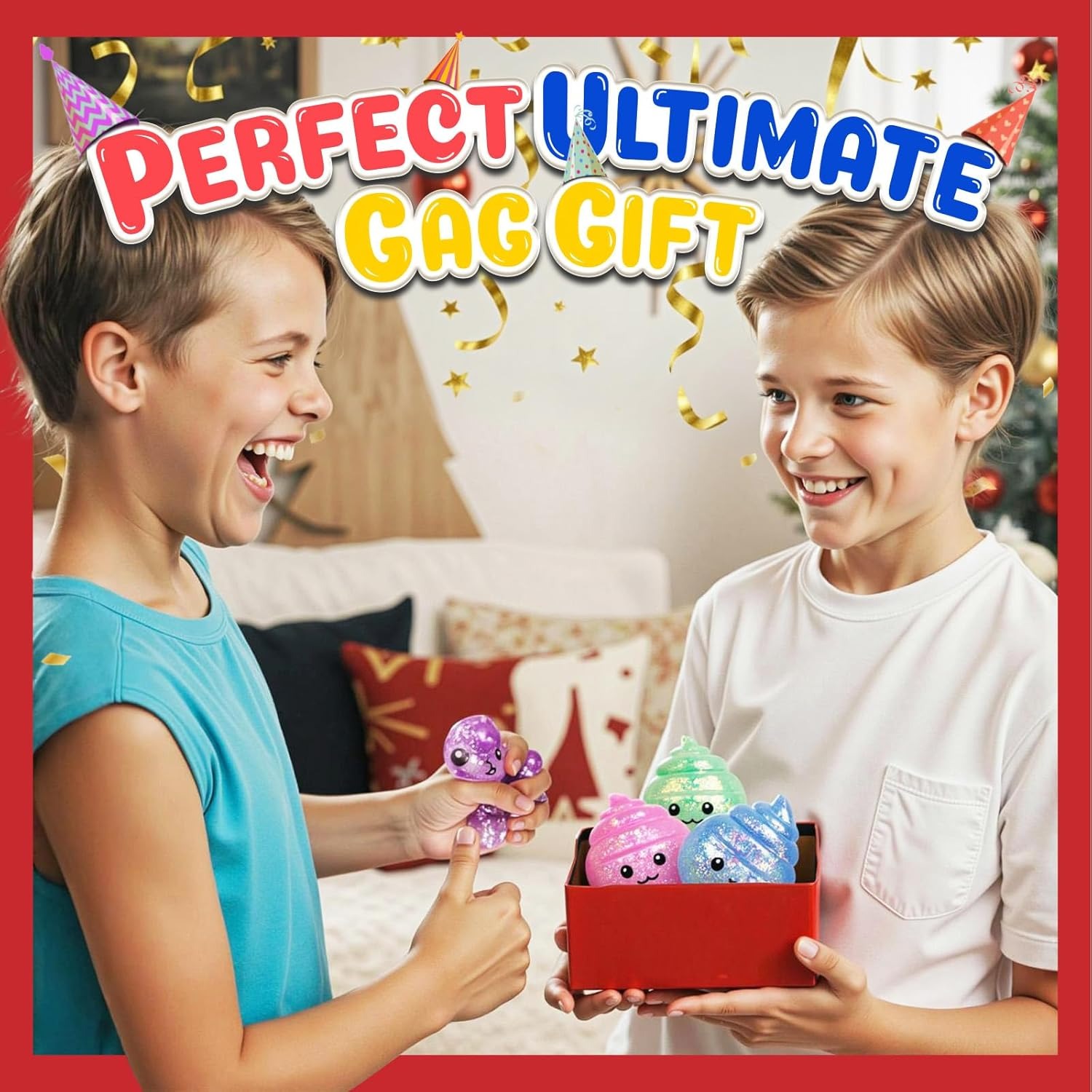 Prank Gift Glitter Funny Stres - Party Games Adults Funny recension och pris