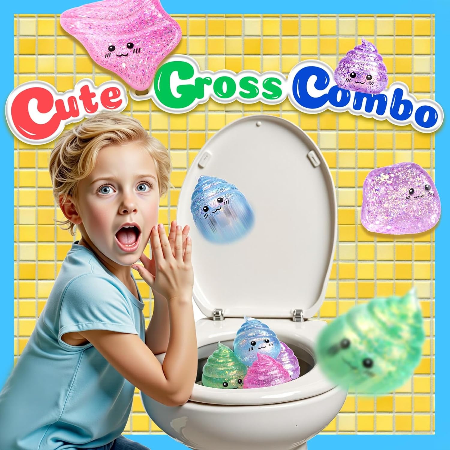 Prank Gift Glitter Funny Stres - Party Games Adults Funny recension och pris