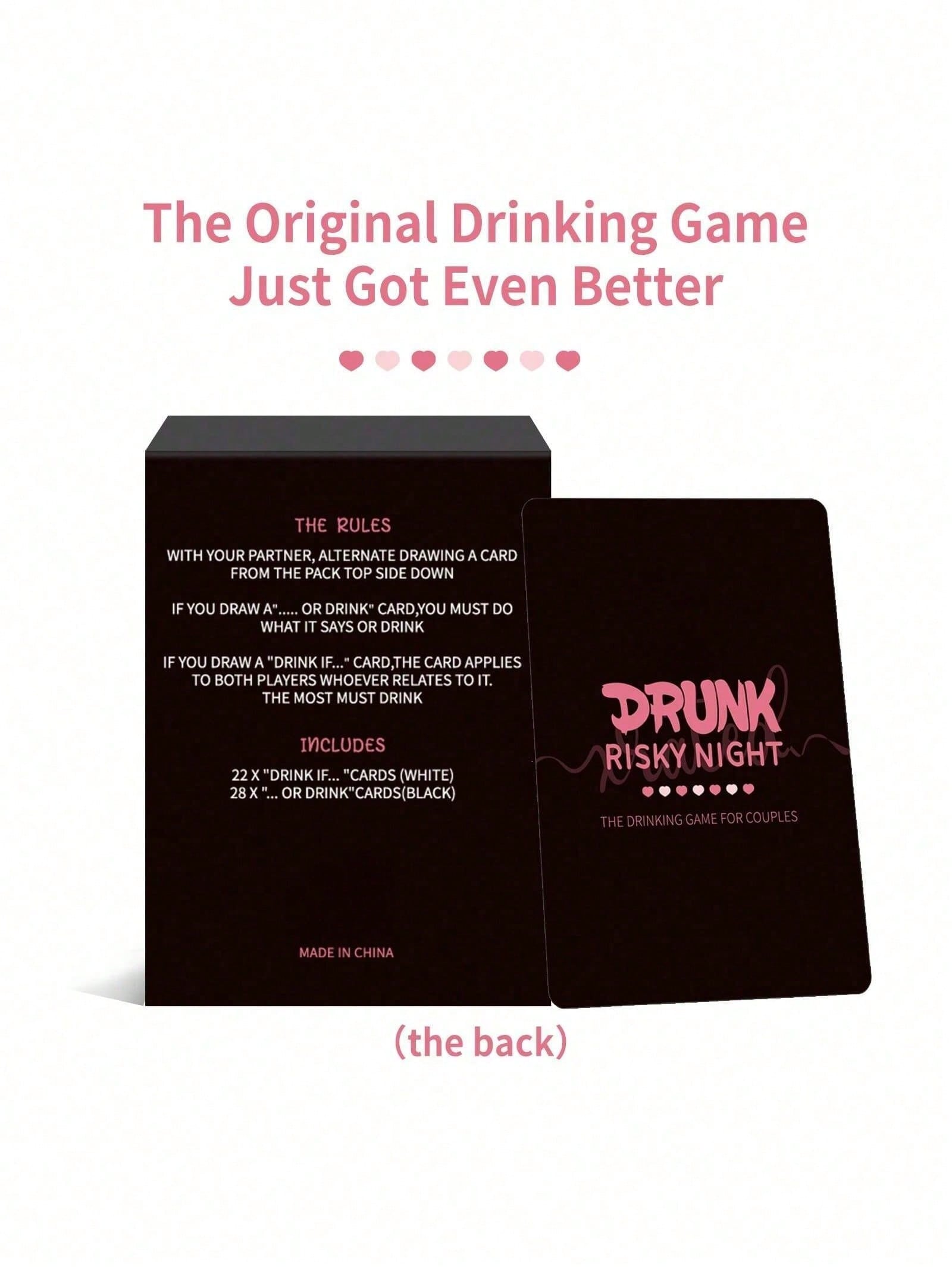 Drunk Risky Night Card Game, H - Party Games Entertainer recension och pris