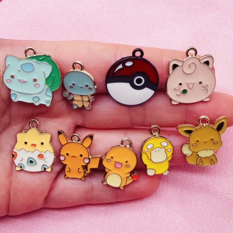 10pcs Cartoon Drip Oil Jewelry - Party Games Questions recension och pris