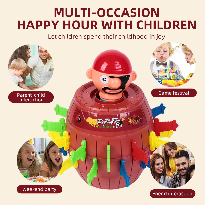 Funny Prank Toy Set Pirate Buc - Party Games 15 In 1 recension och pris