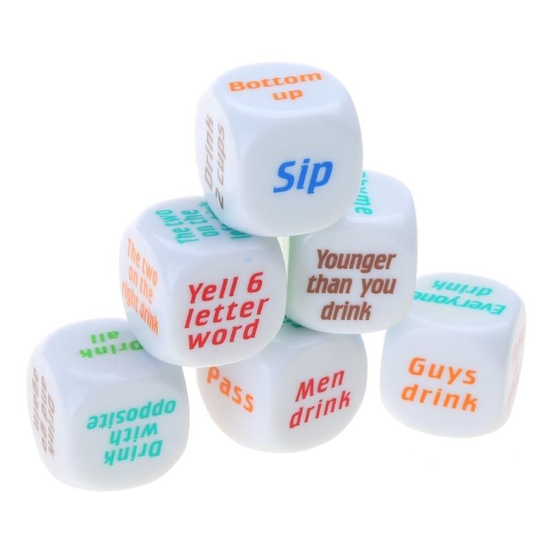   6Pcs 25mm Adult Drinking Par - Party Games Adults Drinking recension och pris