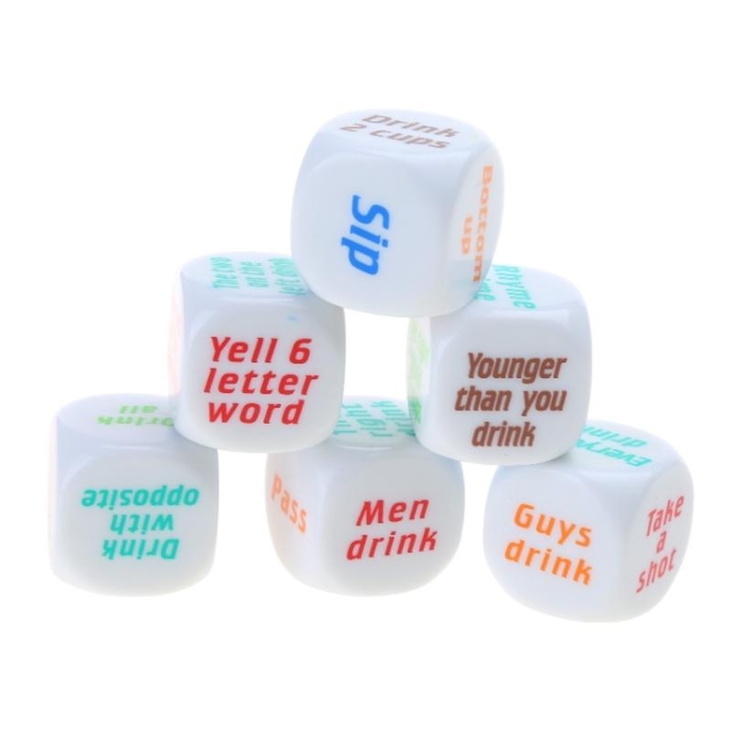   6Pcs 25mm Adult Drinking Par - Party Games Adults Drinking recension och pris