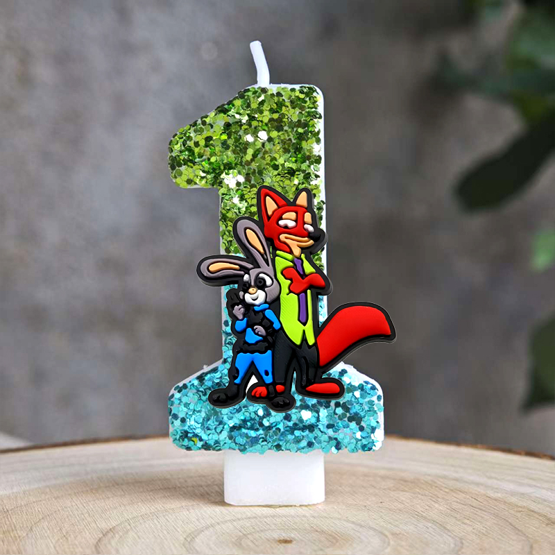 Zootopia Candle Number 0-9 Bir - Zootopia Party Games recension och pris