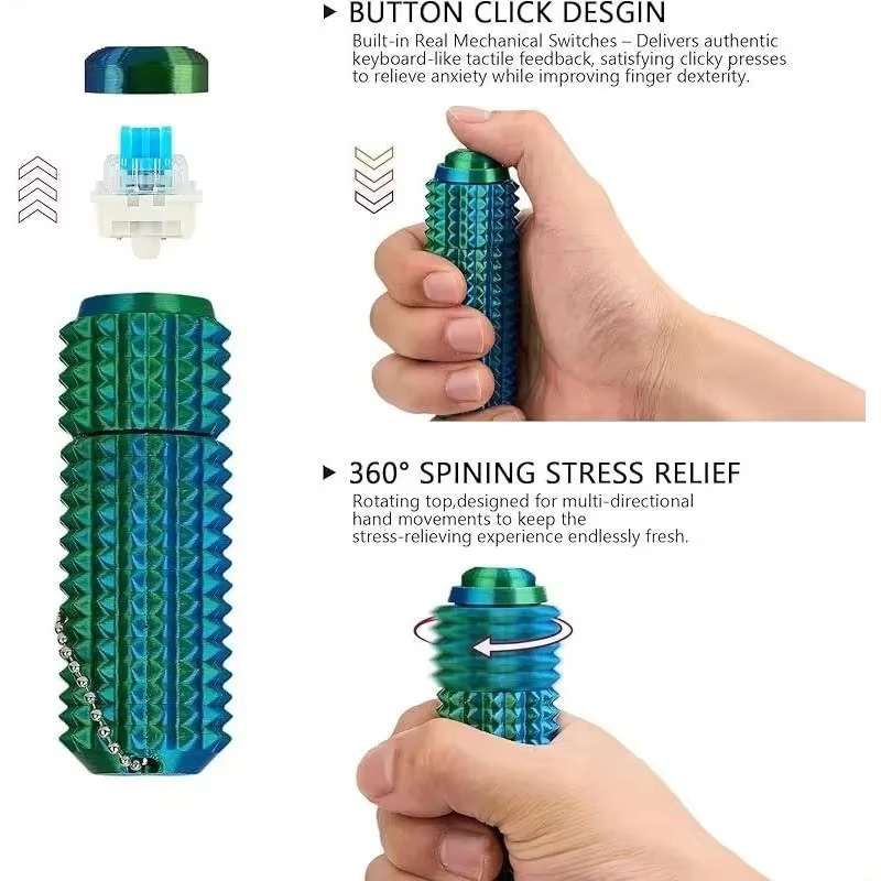 Funny 3D Printed Spiky Fidget  - Party Games Adults Funny recension och pris