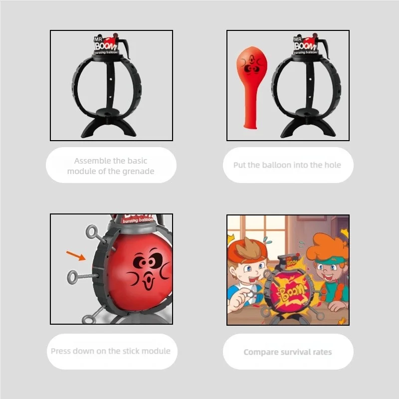 Hot-Selling Fun Balloon-Bursti - Party Games For 3 People recension och pris