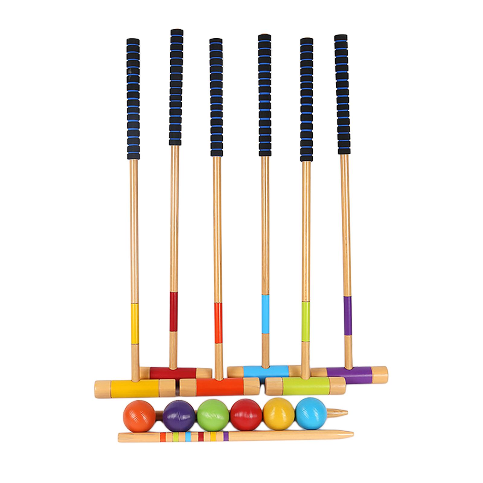 6Pcs Six Player Croquet Set Co - Croquet Set Lawn recension och pris