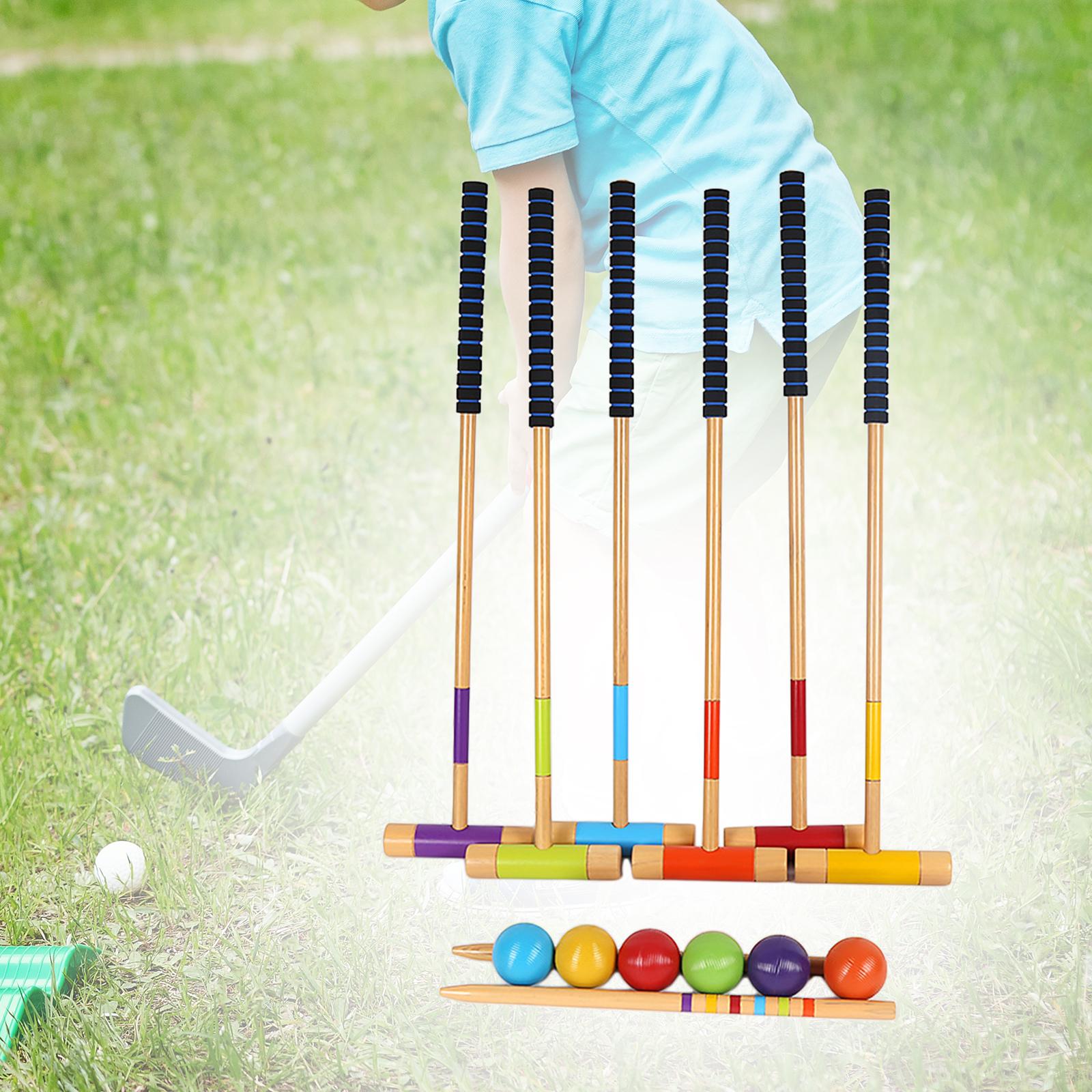 6Pcs Six Player Croquet Set Co - Croquet Set Lawn recension och pris