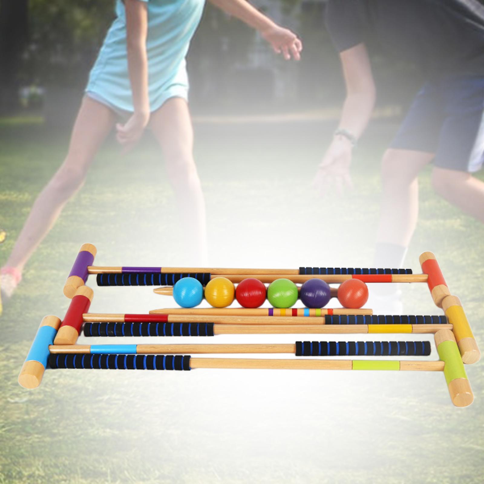 6Pcs Six Player Croquet Set Co - Croquet Set Lawn recension och pris