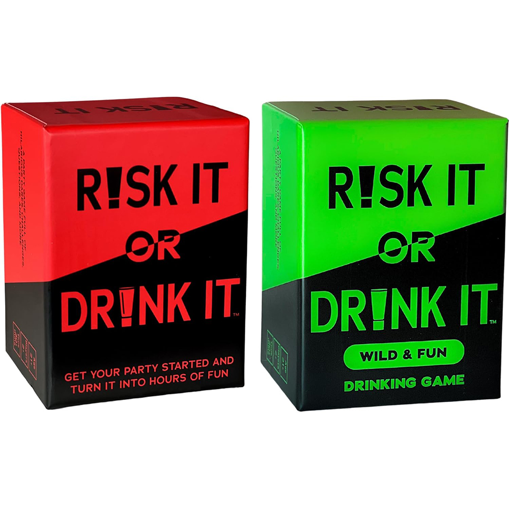 Risk It Or Drink It Fun Party  - Party Games Questions For Adults recension och pris