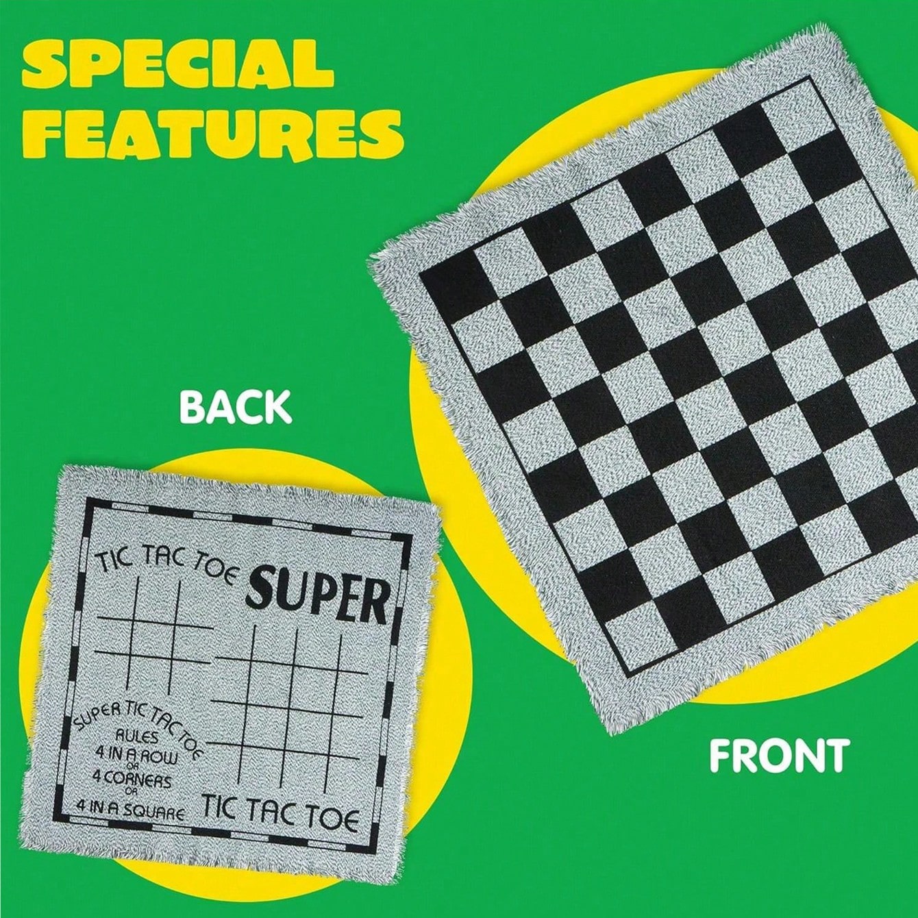 3-in-1 Vintage Game Set - Gian - Tic Tac Toe Giant recension och pris