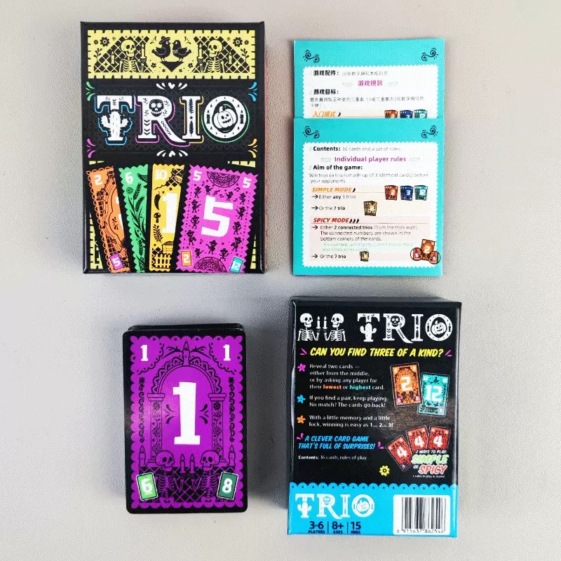Trio, Family  Card Gameon the  - Party Games List recension och pris