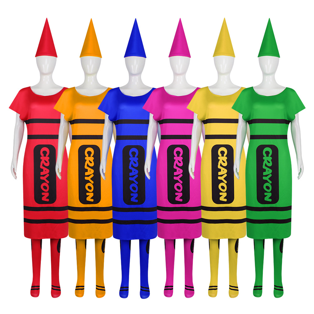 Halloween Women Crayon Cosplay - Party Games Adults Funny recension och pris