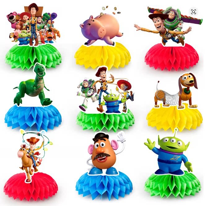 Toy Story 5 Honeycomb Centerpi - Party Games Questions recension och pris