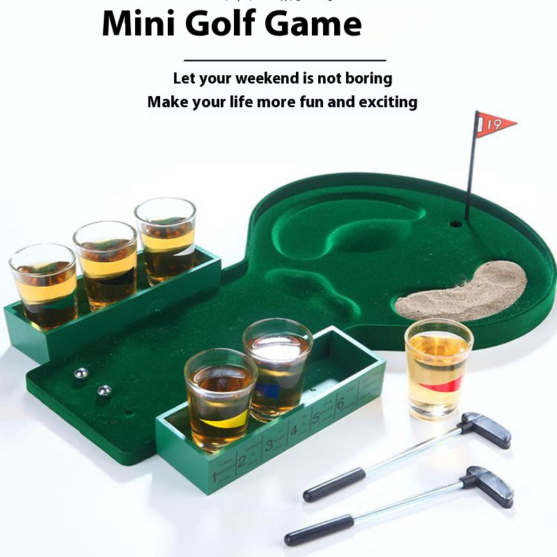 Mini Golf Table Games Toy Bar  - Party Games Adults Drinking recension och pris