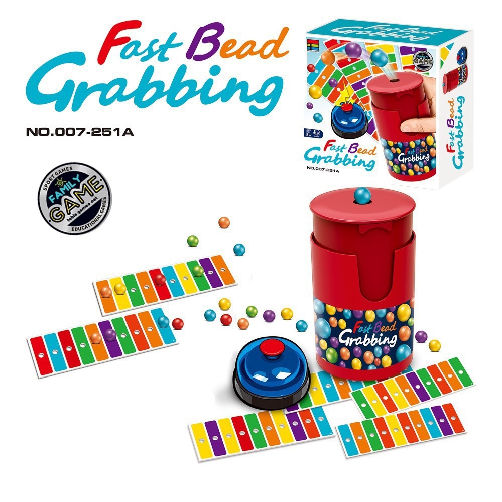 Fast Bead Grabbing Board Game  - Party Games Adults Funny recension och pris