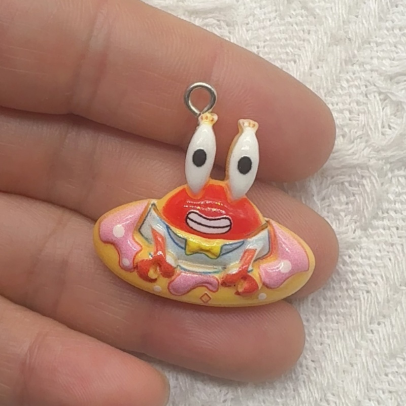 10pcs cartoon resin pendant, D - Party Games Game recension och pris