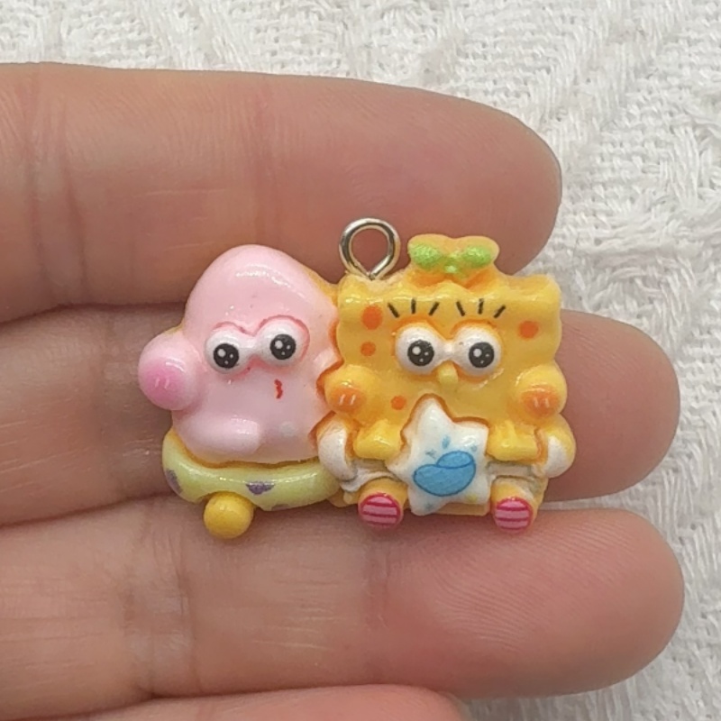 10pcs cartoon resin pendant, D - Party Games Game recension och pris
