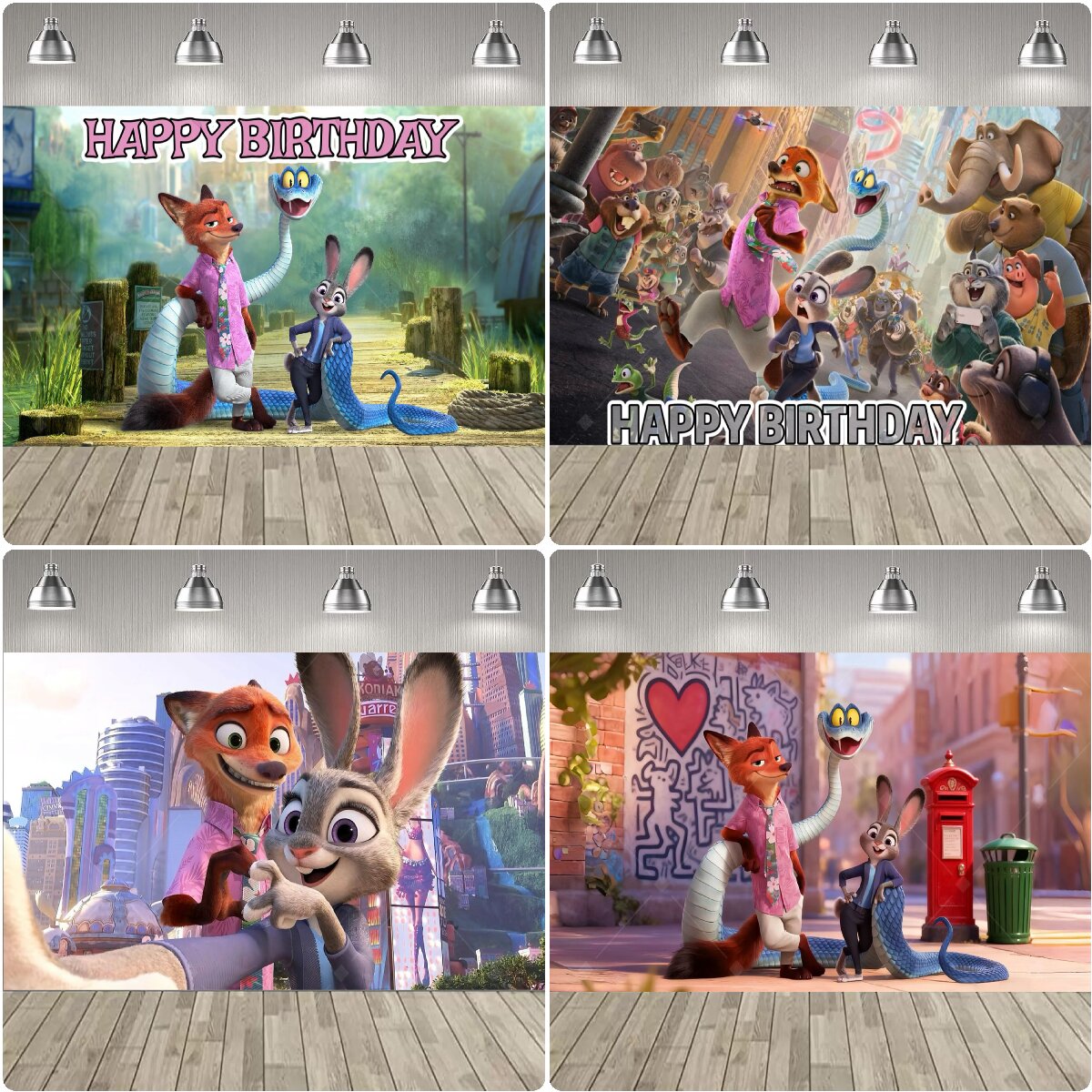 Cartoon Zootopia Party Decorat - Zootopia Party Games recension och pris