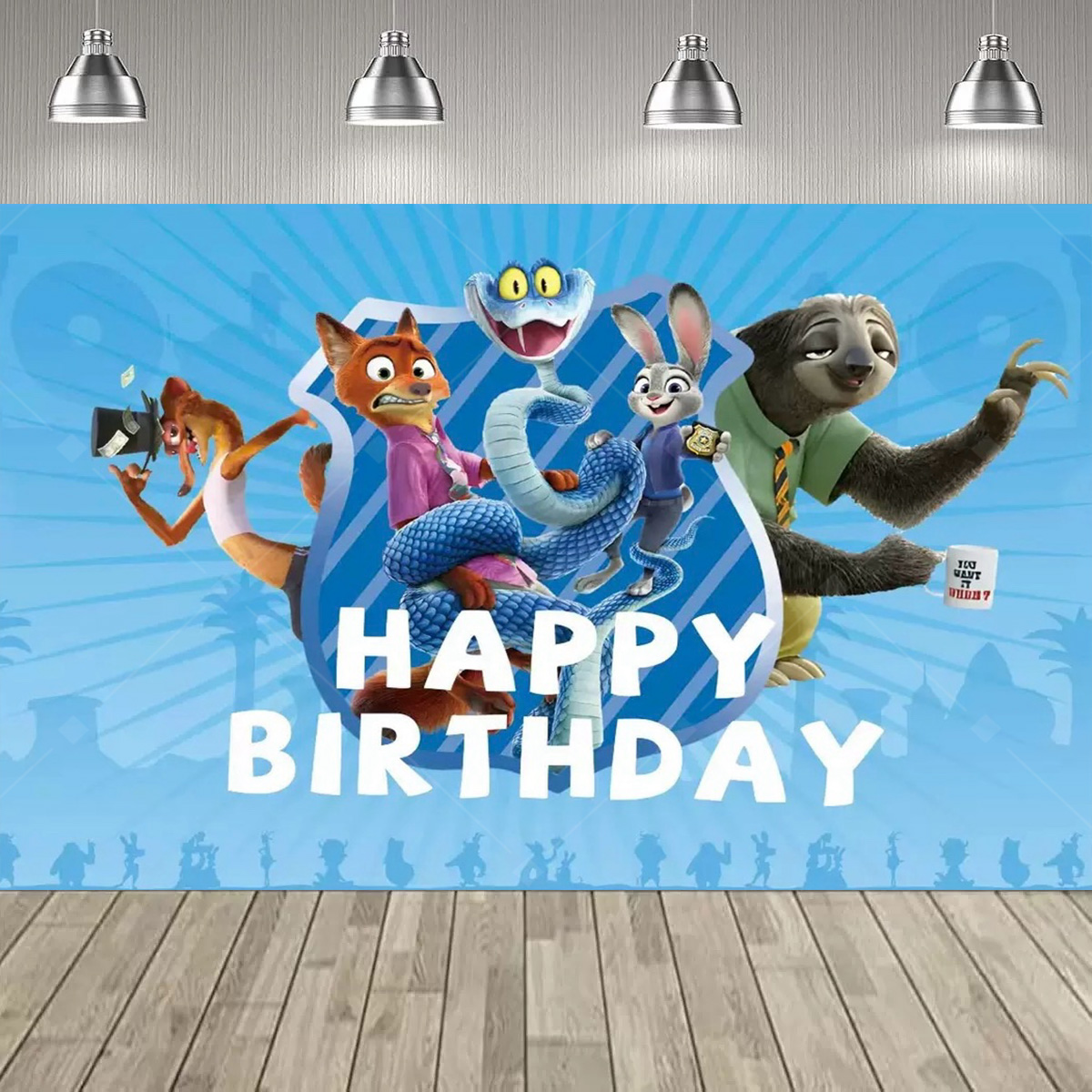 Cartoon Zootopia Party Decorat - Zootopia Party Games recension och pris