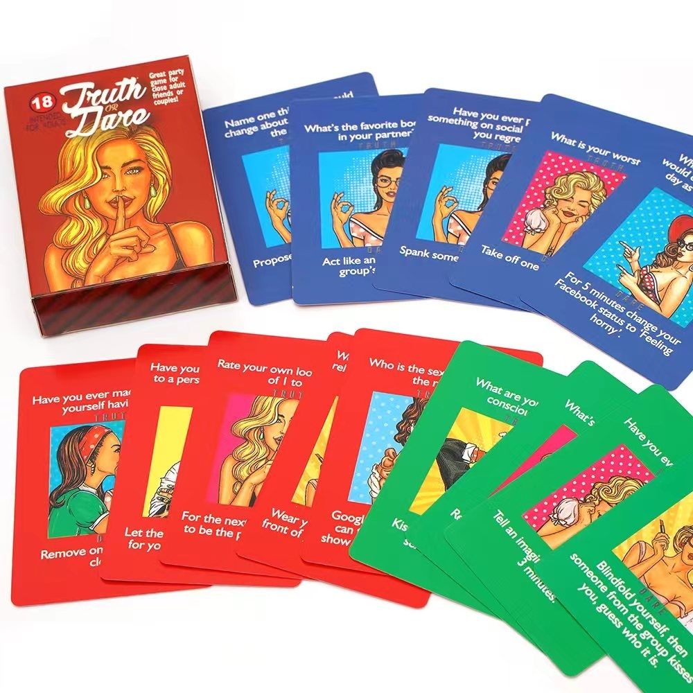 Truth Or Dare Card 100 Questio - Party Games Questions For Adults recension och pris