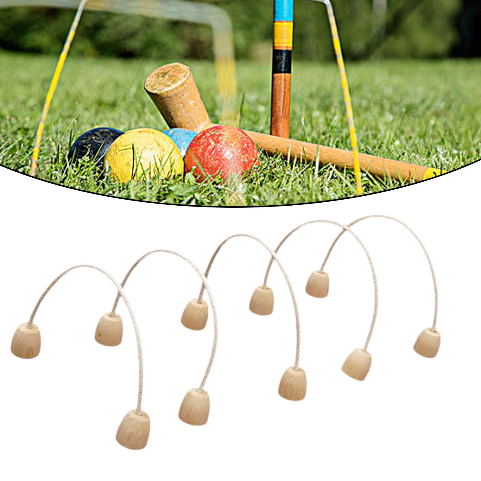 Wooden Croquet Hoops Outdoor G - Croquet Set Lawn recension och pris