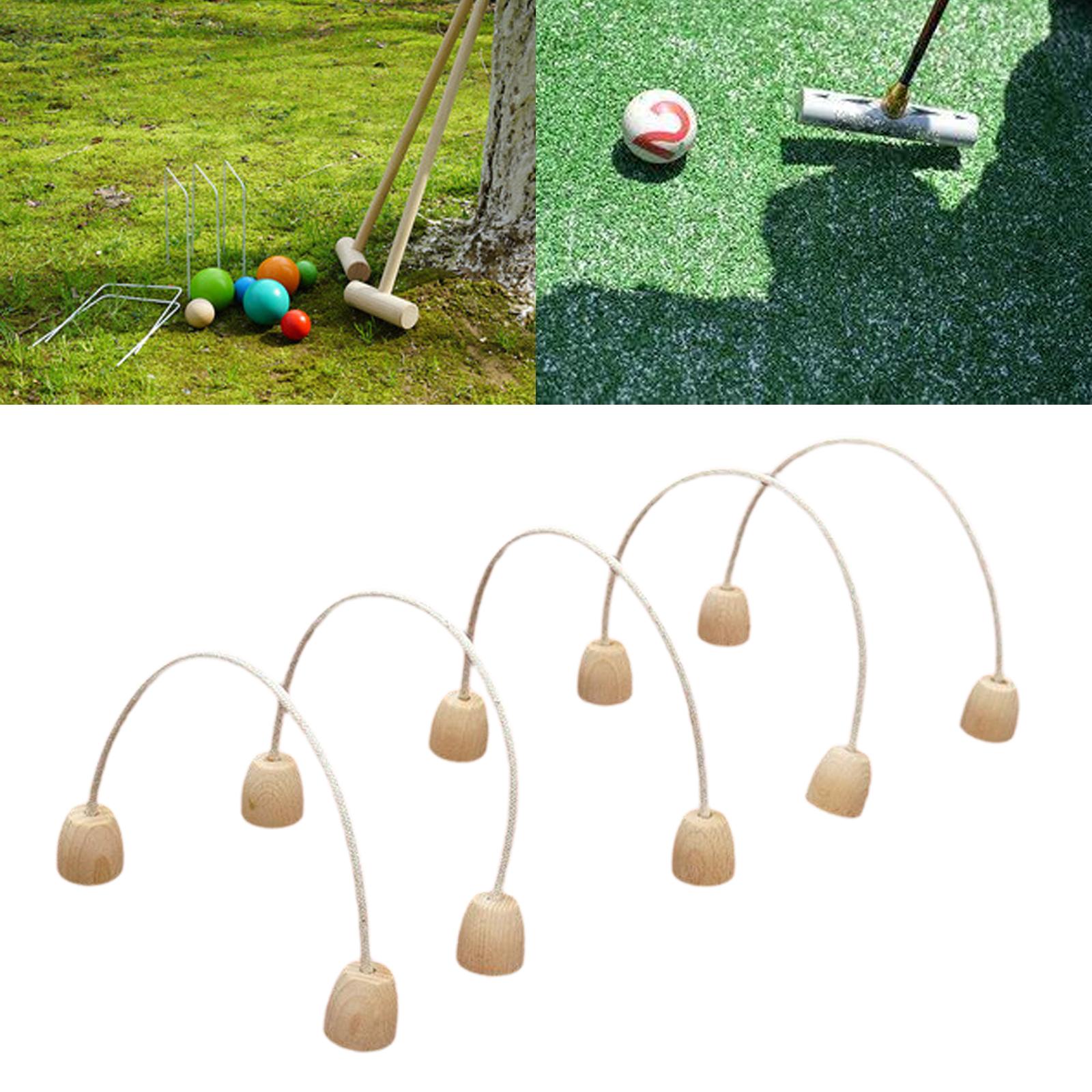 Wooden Croquet Hoops Outdoor G - Croquet Set Lawn recension och pris