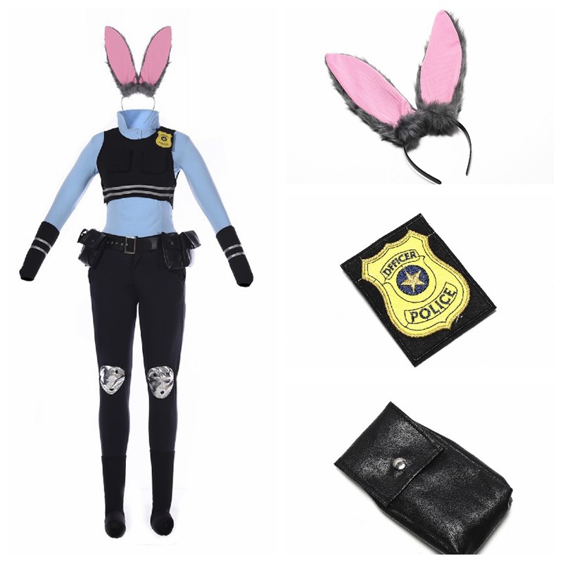 Judy Hopps Cosplay Costume for - Zootopia Party Games recension och pris