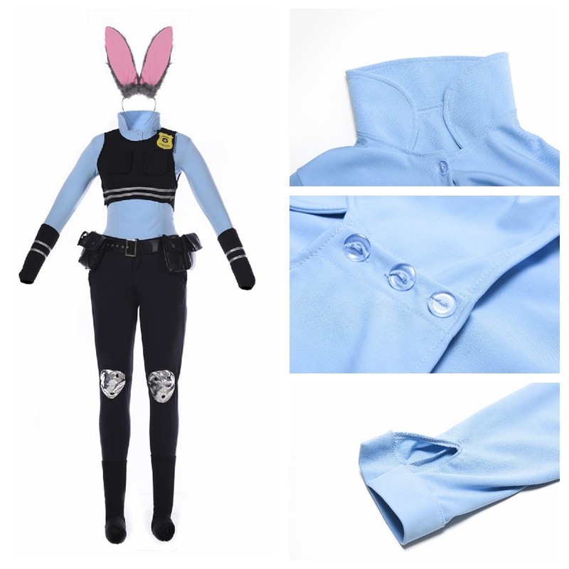 Judy Hopps Cosplay Costume for - Zootopia Party Games recension och pris