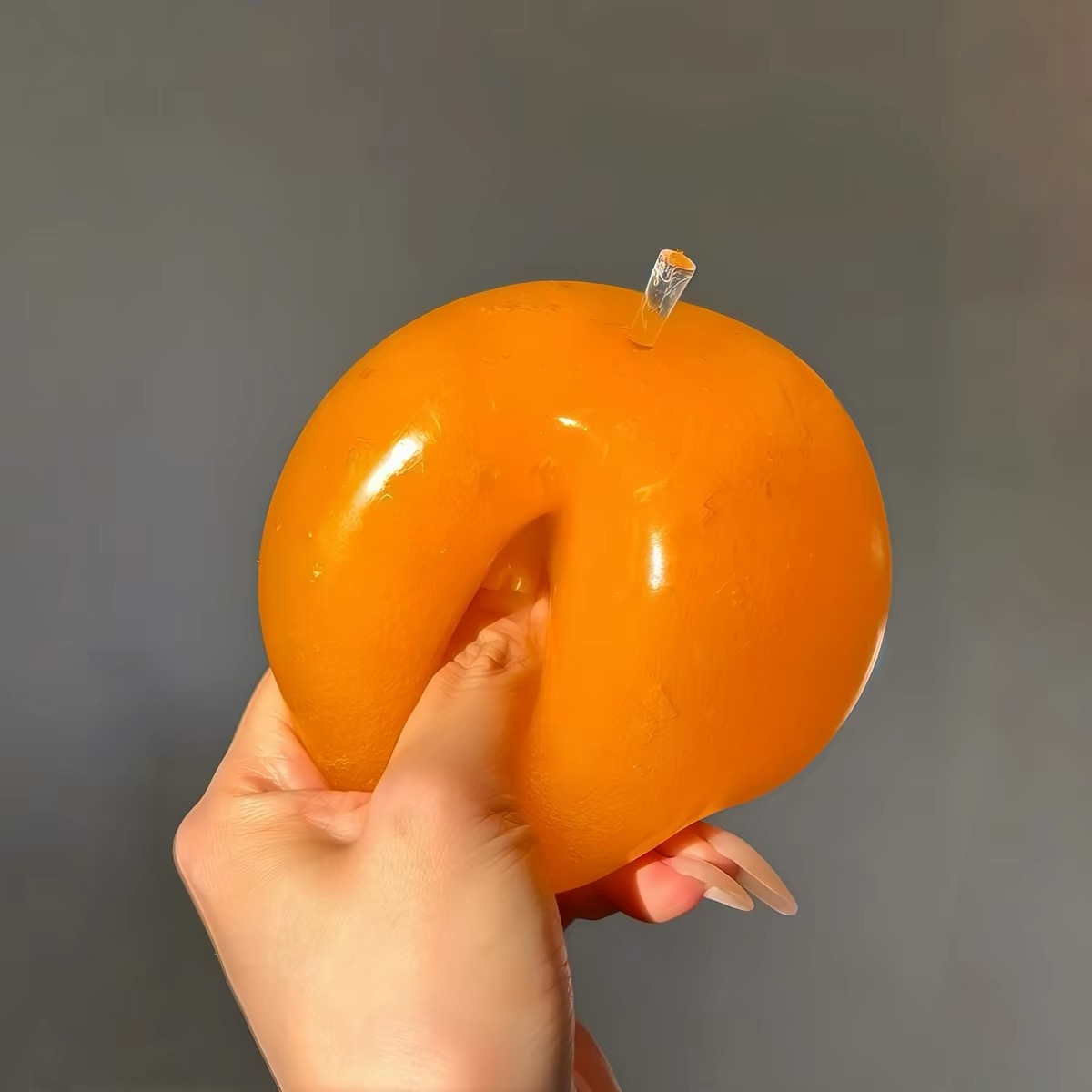 Handmade orange Slushy Squishy - Party Games Gifts recension och pris