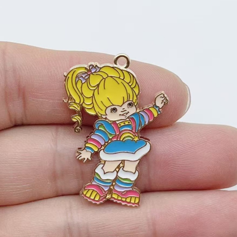 10pcs Cute Little Girl Enamel  - Party Games Game recension och pris