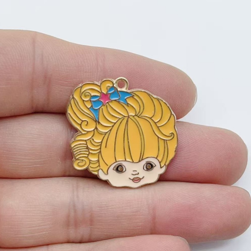 10pcs Cute Little Girl Enamel  - Party Games Game recension och pris