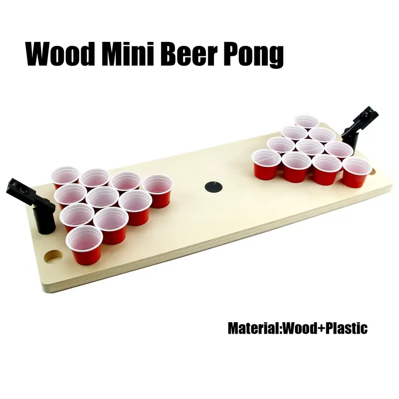 Mini Beer Pong Table Tennis Dr - Party Games Adults Drinking recension och pris