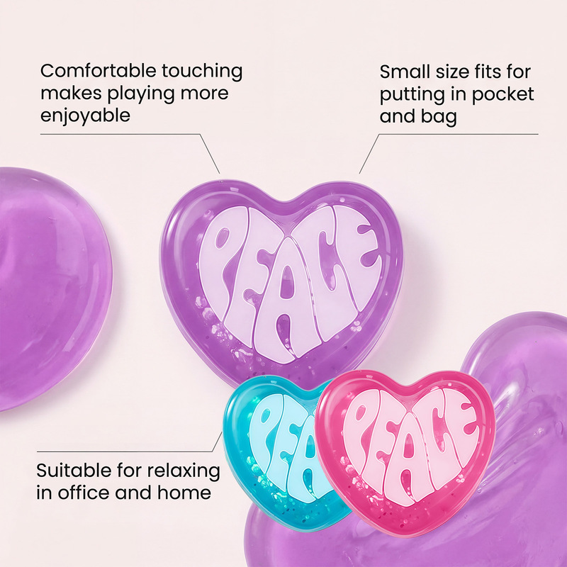 InStock PEACE Heart Shape Squi - Party Games Adults Funny recension och pris